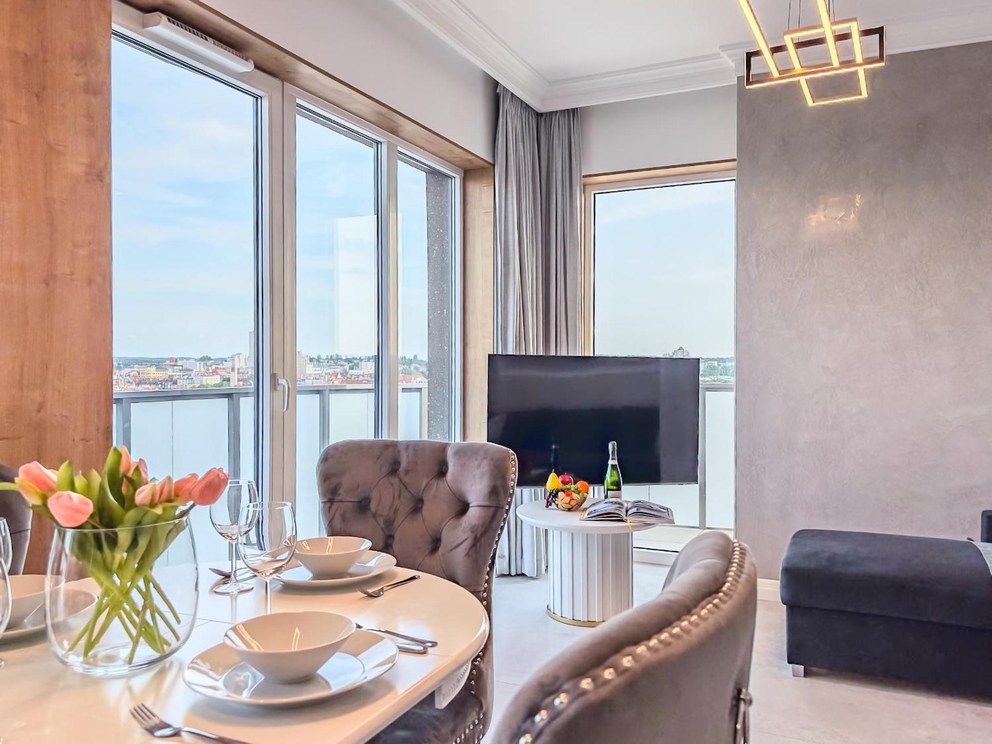 Apartment Urban Global Skyline, 15th Floor No 23, Free Garage, Self Check-in, No Deposit